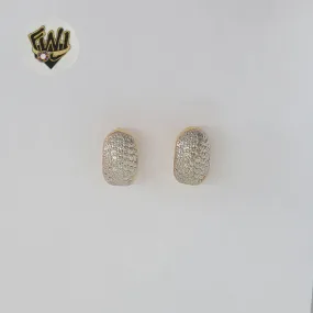 (1-1211-4) Gold Laminate - Clip Earrings - BGF