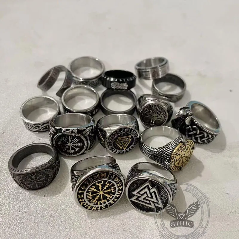 16 Viking Rings Set