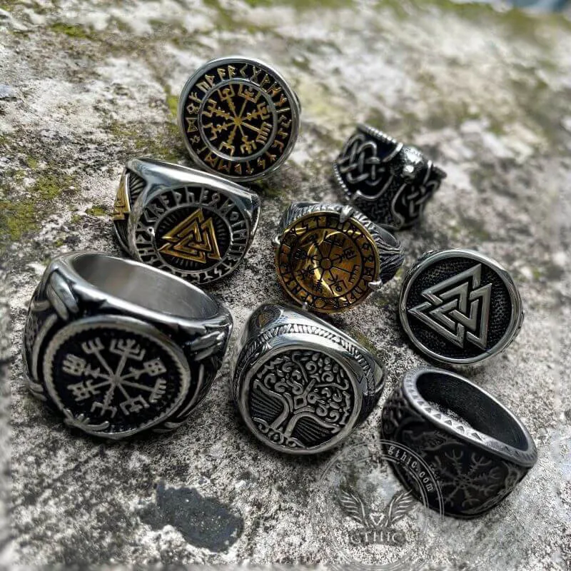 16 Viking Rings Set