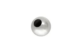 3.0mm Bead Sterling Silver 1.5mm Hole, (10 Pack) Wholesale Jewelry Making Beads