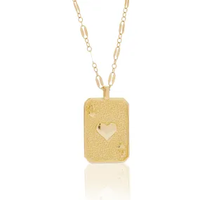 Ace of Hearts Necklace