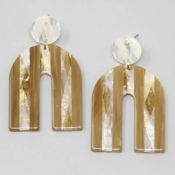 Arch Resin Earrings