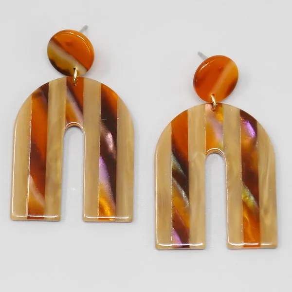 Arch Resin Earrings