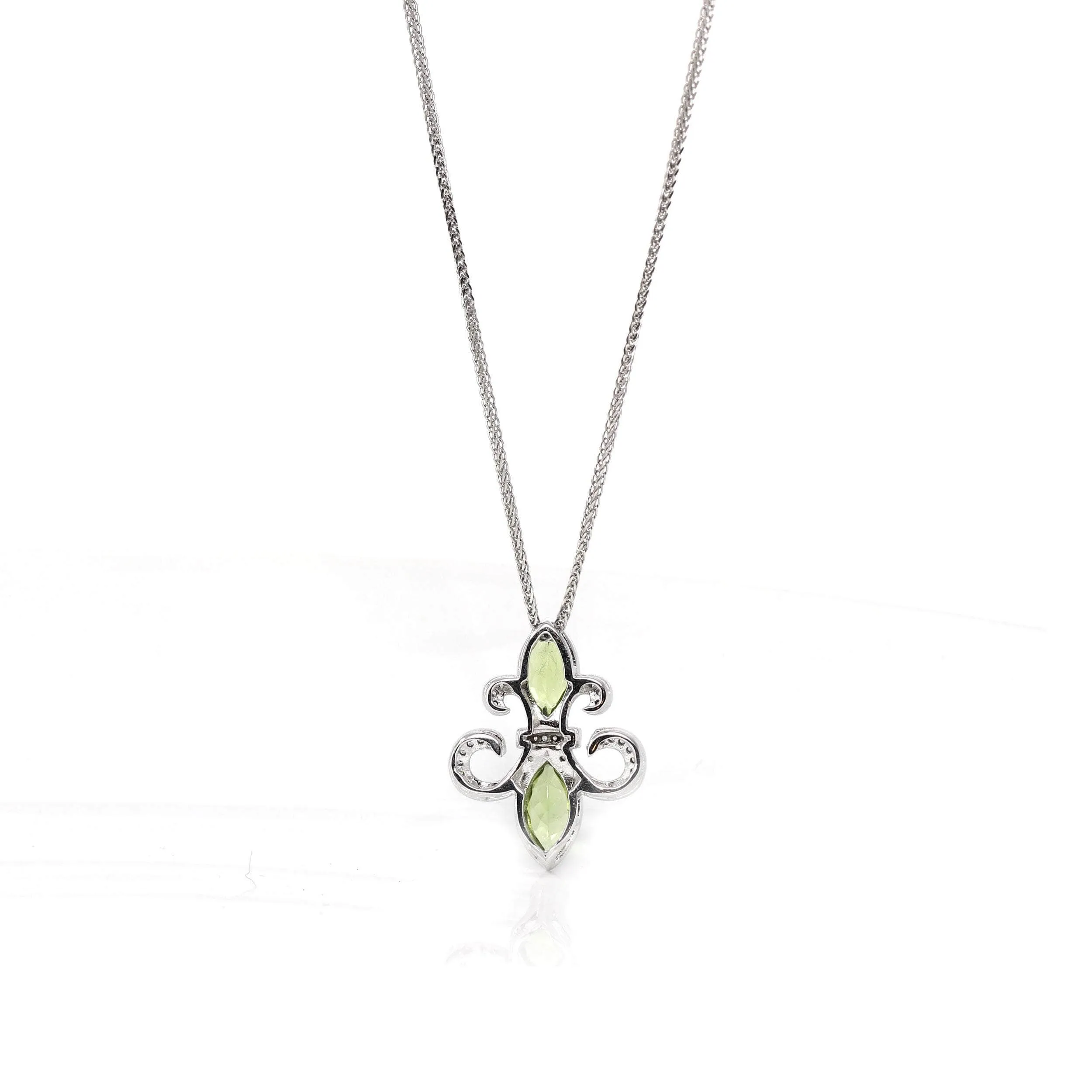 Baikalla? Sterling Silver Light Green Peridot Pendant