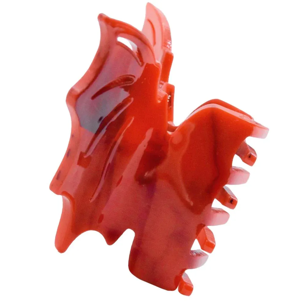 Bat Hair Claw Clip-RED