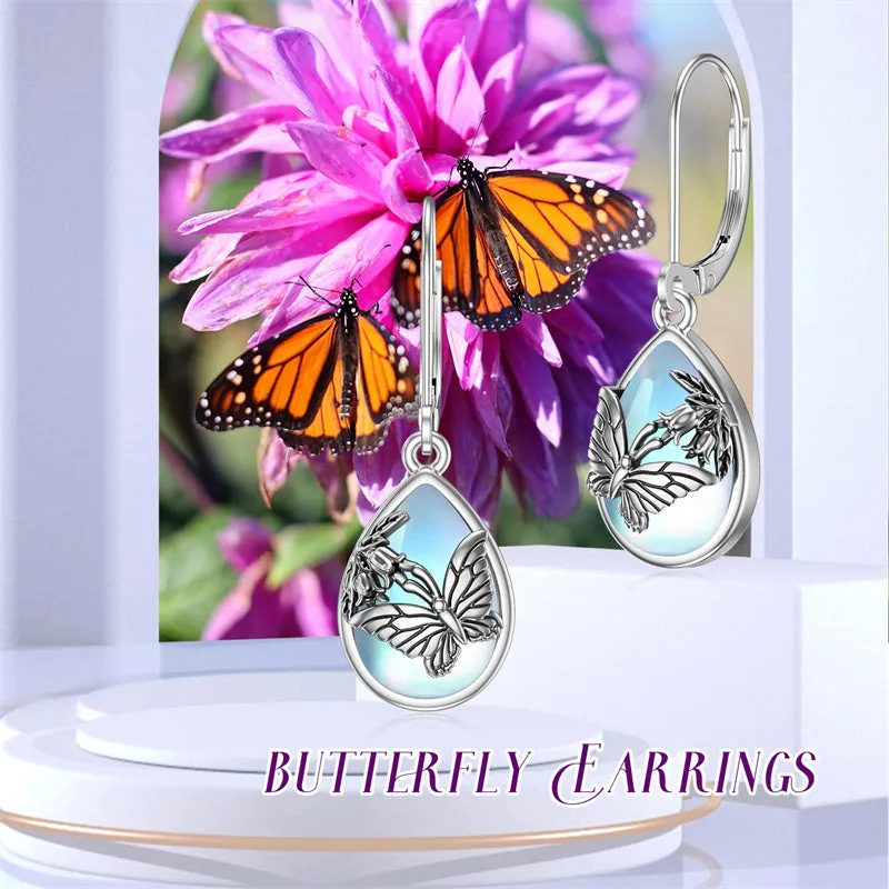 Bird Earrings Hummingbird Dragonfly Butterfly Cardinal Earrings for Women 925 Sterling Silver Jewelry Bird Earrings