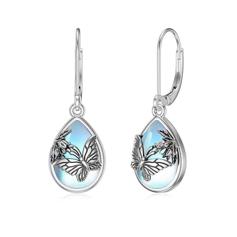 Bird Earrings Hummingbird Dragonfly Butterfly Cardinal Earrings for Women 925 Sterling Silver Jewelry Bird Earrings