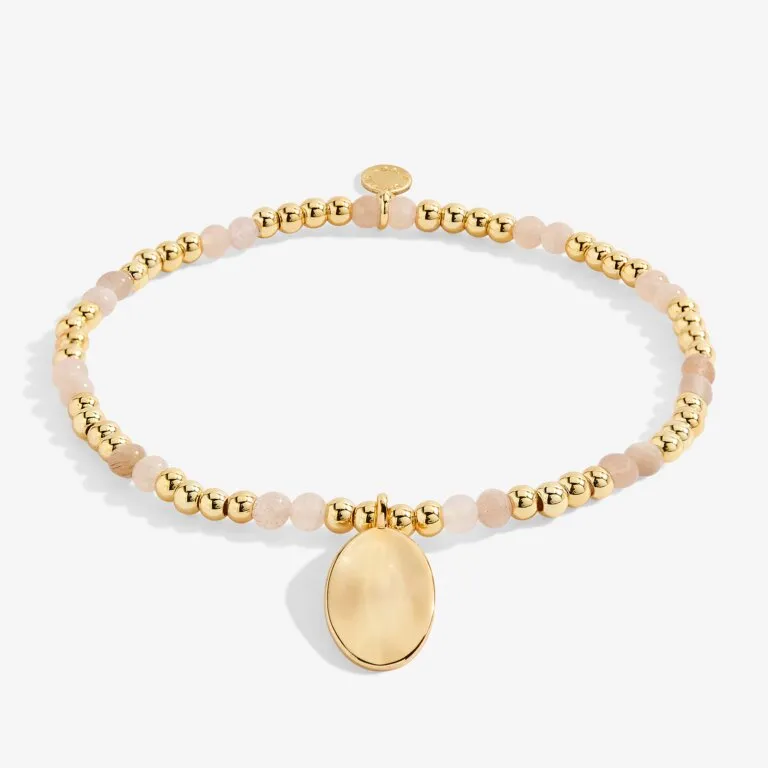 Birthstone A Little July Bracelet in Gold-Tone Plating - Sunstone