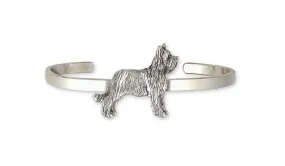 Briard Bracelet Jewelry Sterling Silver Handmade Dog Bracelet BRD1-CB