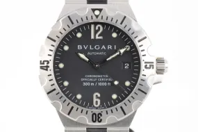 Bvlgari Diagono SD40S Stainless Steel 40mm Men's Watch