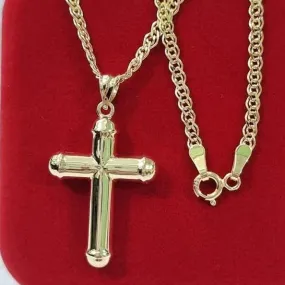 Cross Necklace Unisex 18K Gold