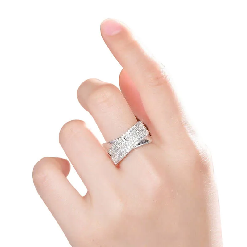 Cross Wide Ring Promise Ring