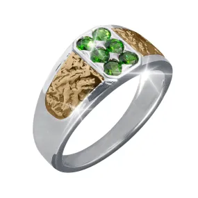 Distinction Chrome Diopside Men's Ring