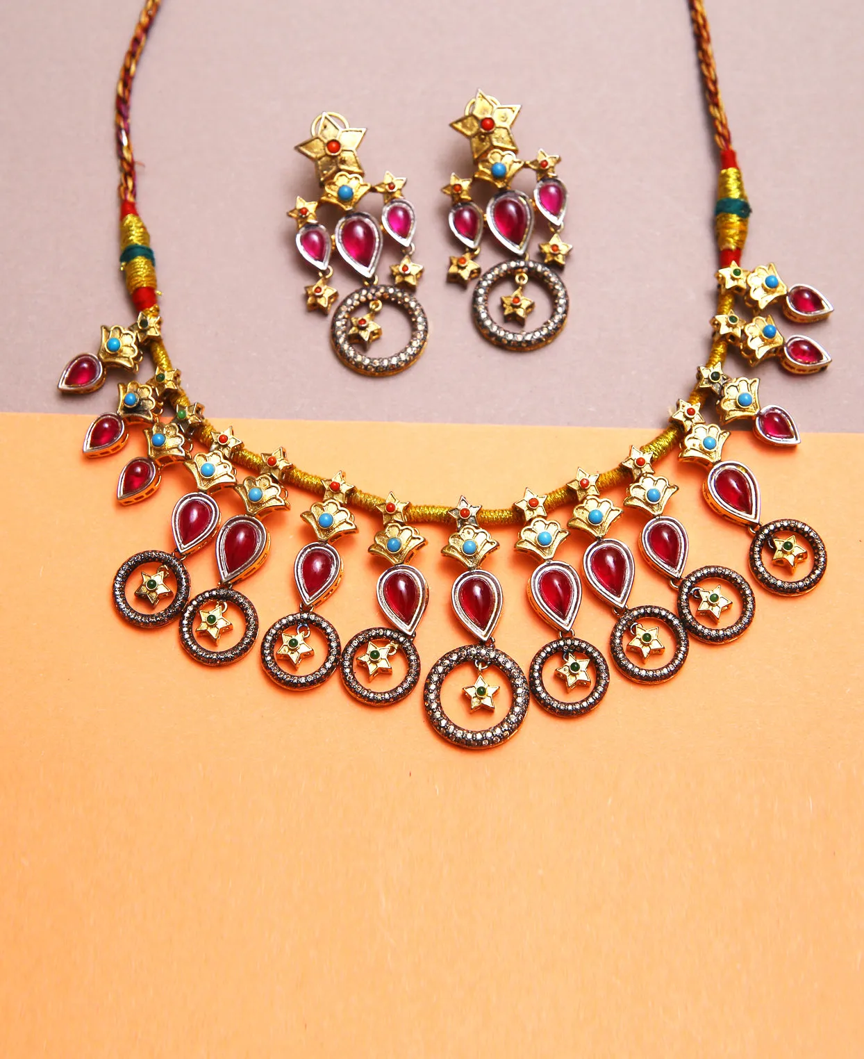 Dori Yaqoot and Feroza Necklace