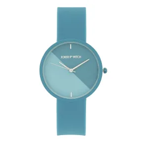 Duet Dewdrop Duo Blue Silicone Strap Watch