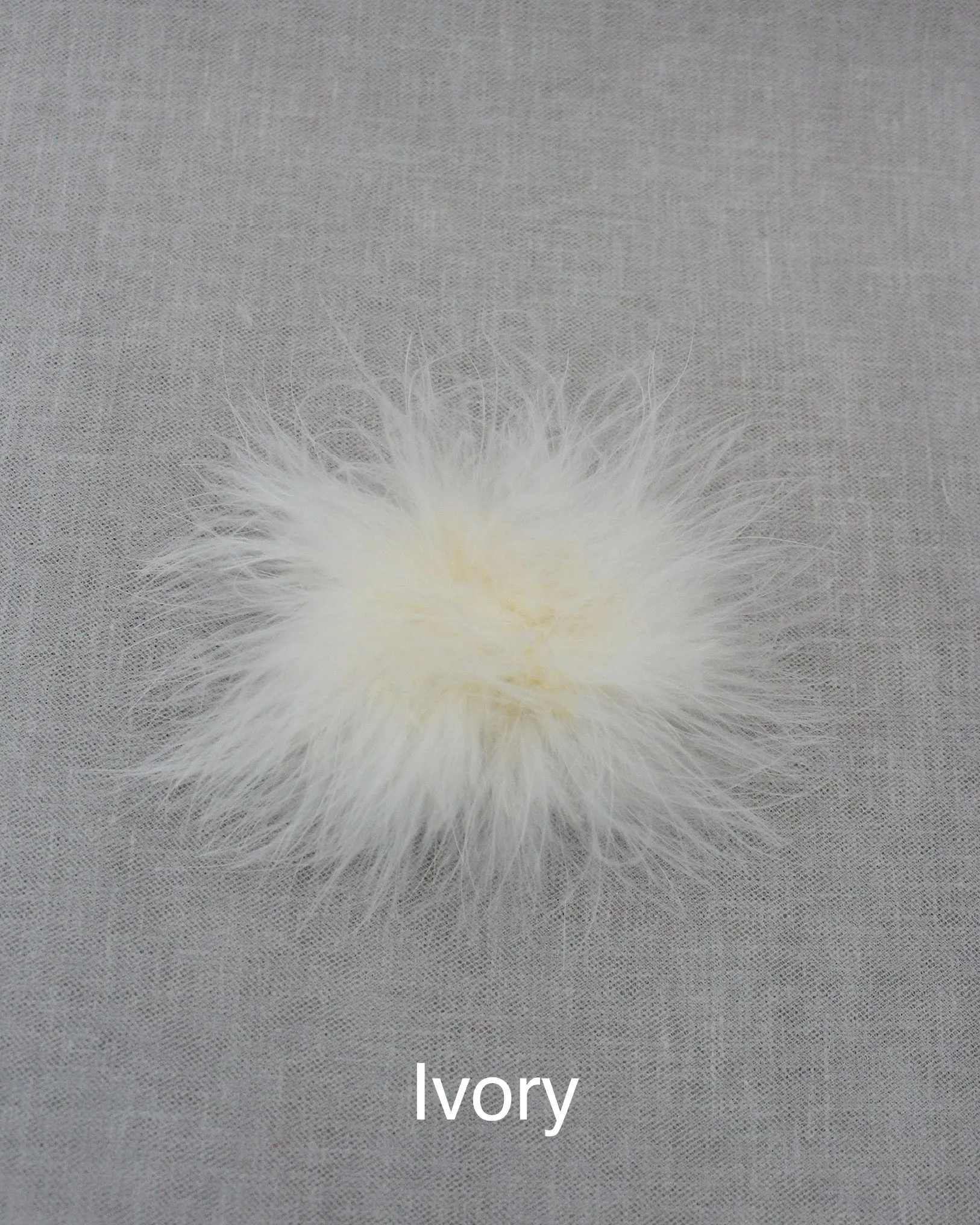 Faux Fur Hair Clip or Shoe Clips