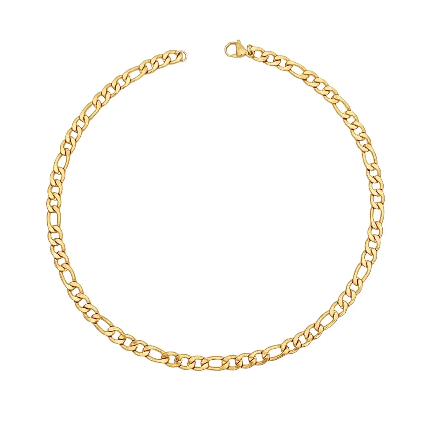 Figaro Chain Necklace Gold