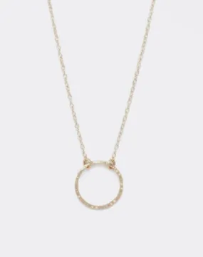 Floating Shape Necklace - Circle