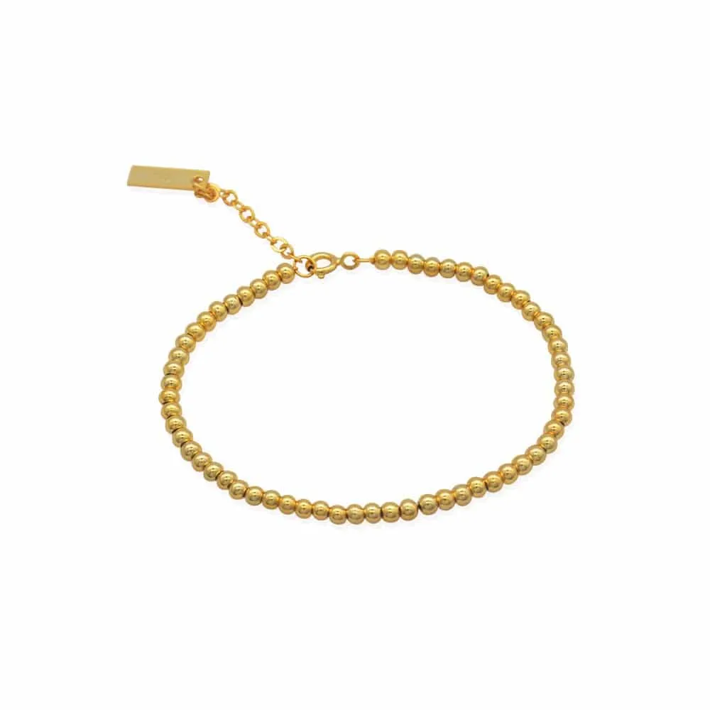 Gold Beads Bracelet