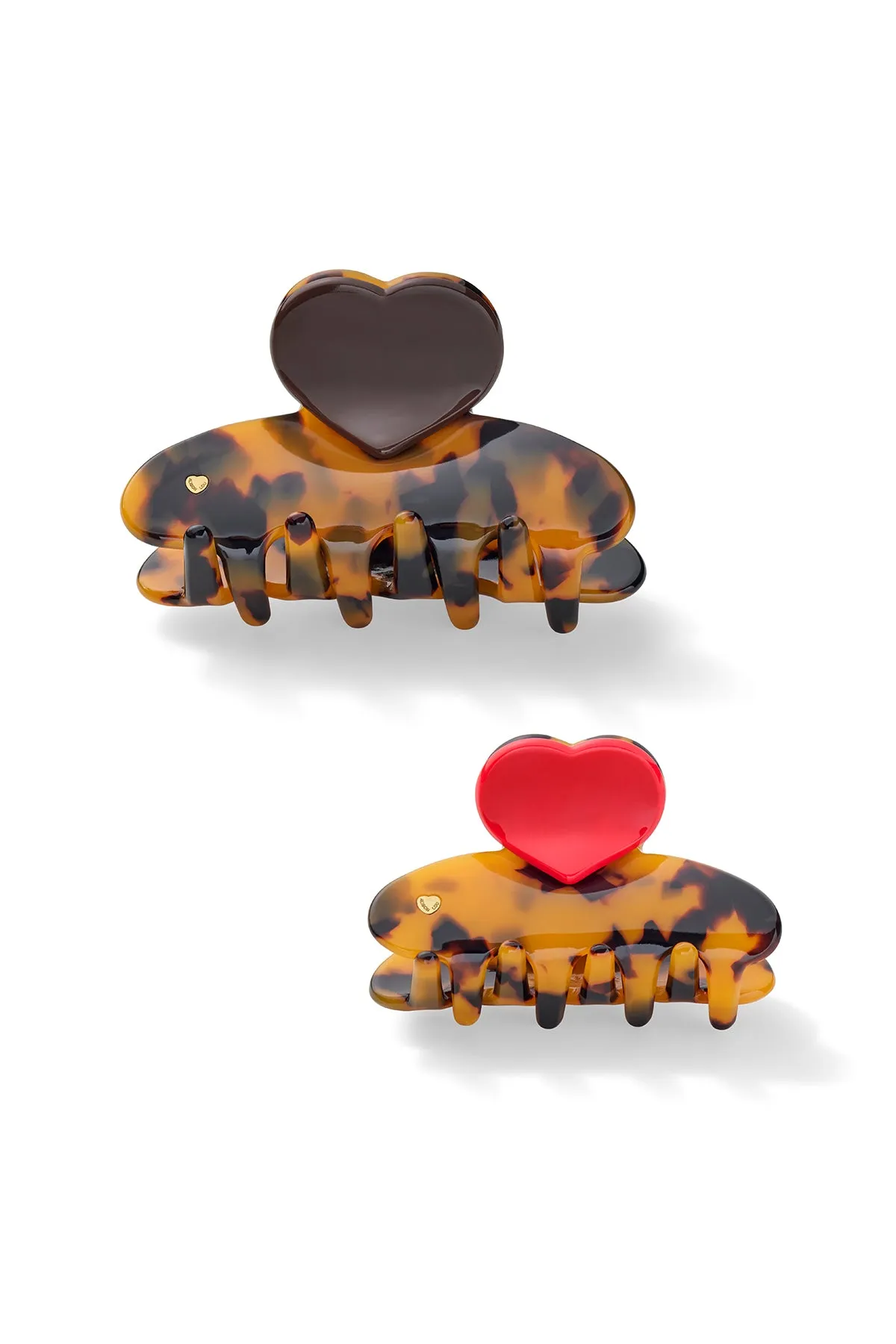 Heart Jelly Hair Clip Set