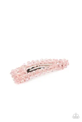 Just Follow the Glitter - Pink Hair Clip