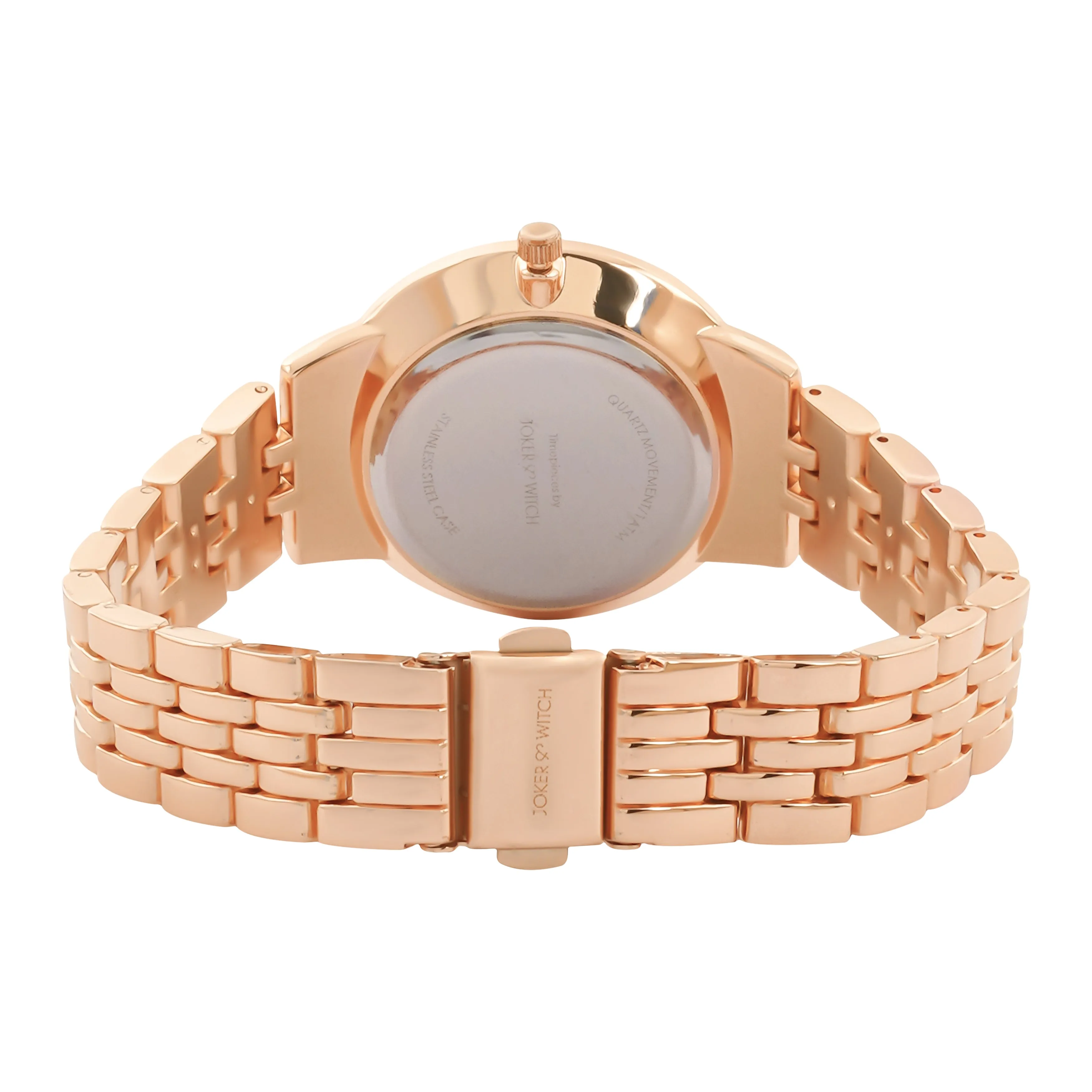 KiKi Rose Gold Watch Bracelet Stack