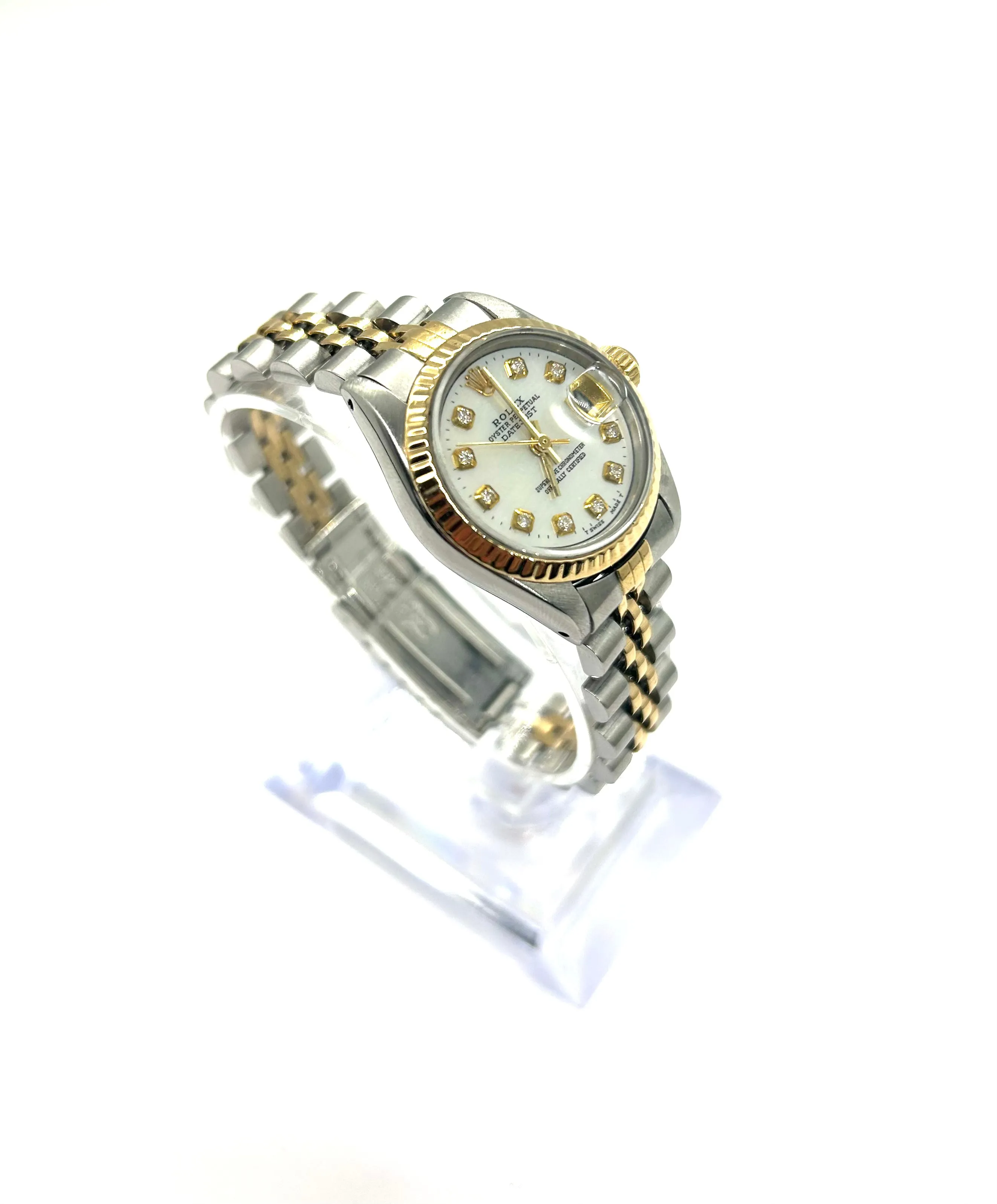 Ladies Rolex DJ SS 18K Gold with Diamond Dial