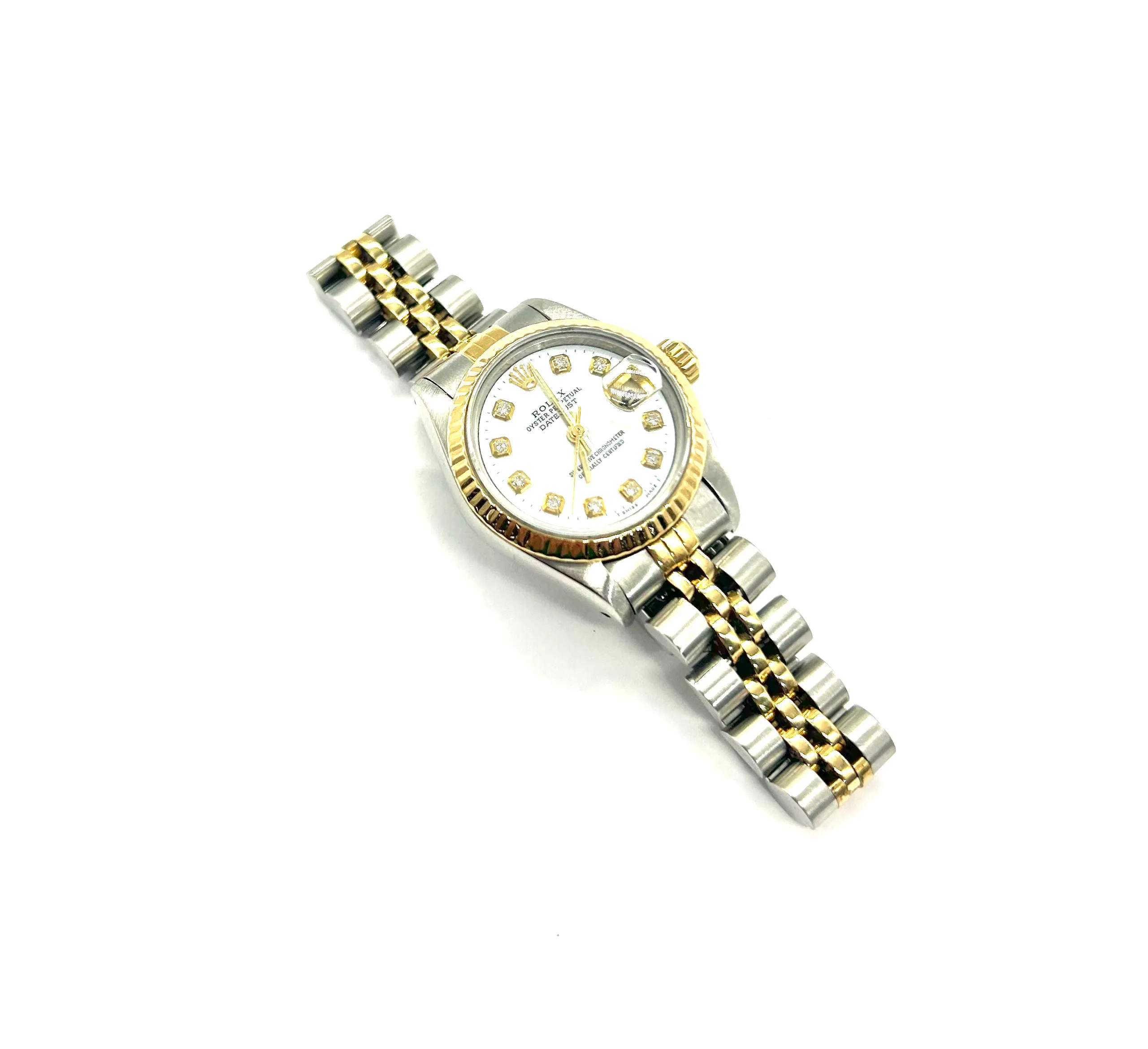 Ladies Rolex DJ SS 18K Gold with Diamond Dial