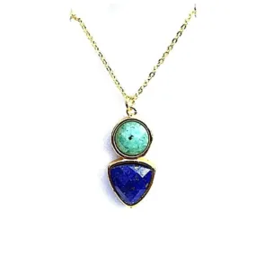 Lapis and Amazonite Necklace