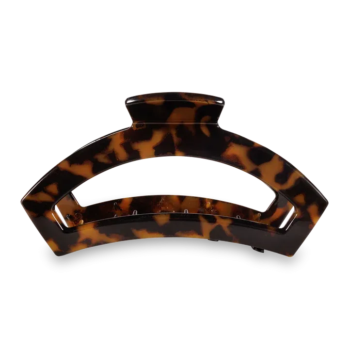 Large Teleties Open Claw Clip - Tortoise