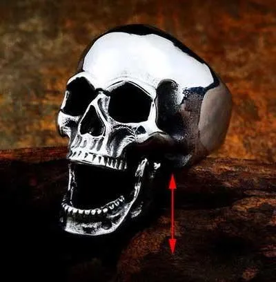 Laughing Skull Stainless Steel Ring