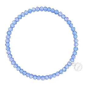 Lizas Knoxville 4mm Crystal Bracelet Violet