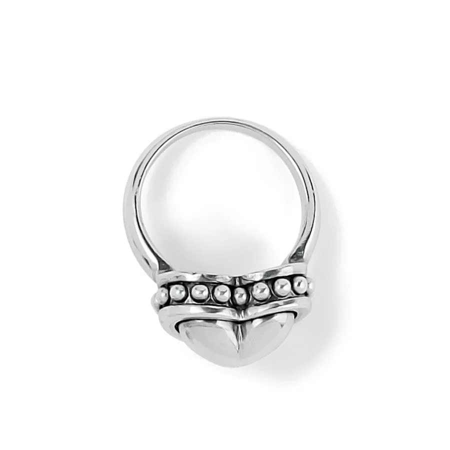 Pretty Tough Bold Heart Ring