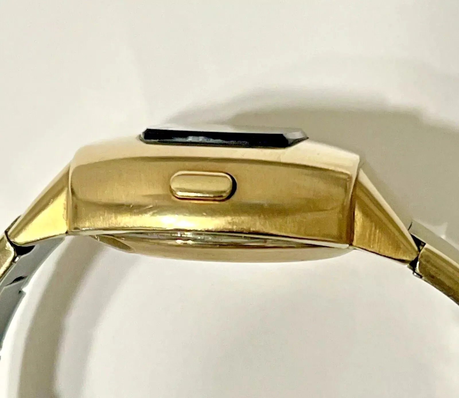 Pulsar Time Computer Date ll Vintage 1974 14k Gold Filled Mens Watch....38mm