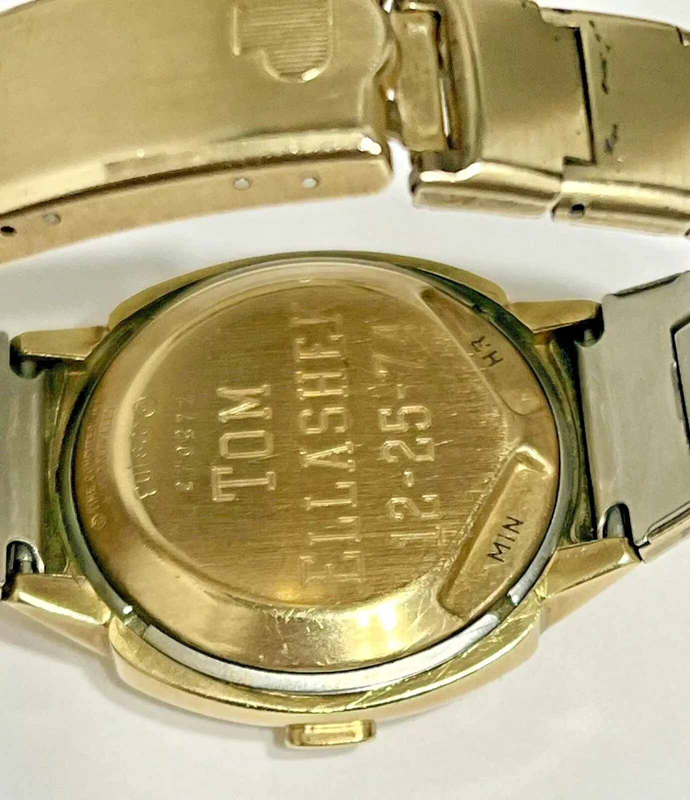 Pulsar Time Computer Date ll Vintage 1974 14k Gold Filled Mens Watch....38mm