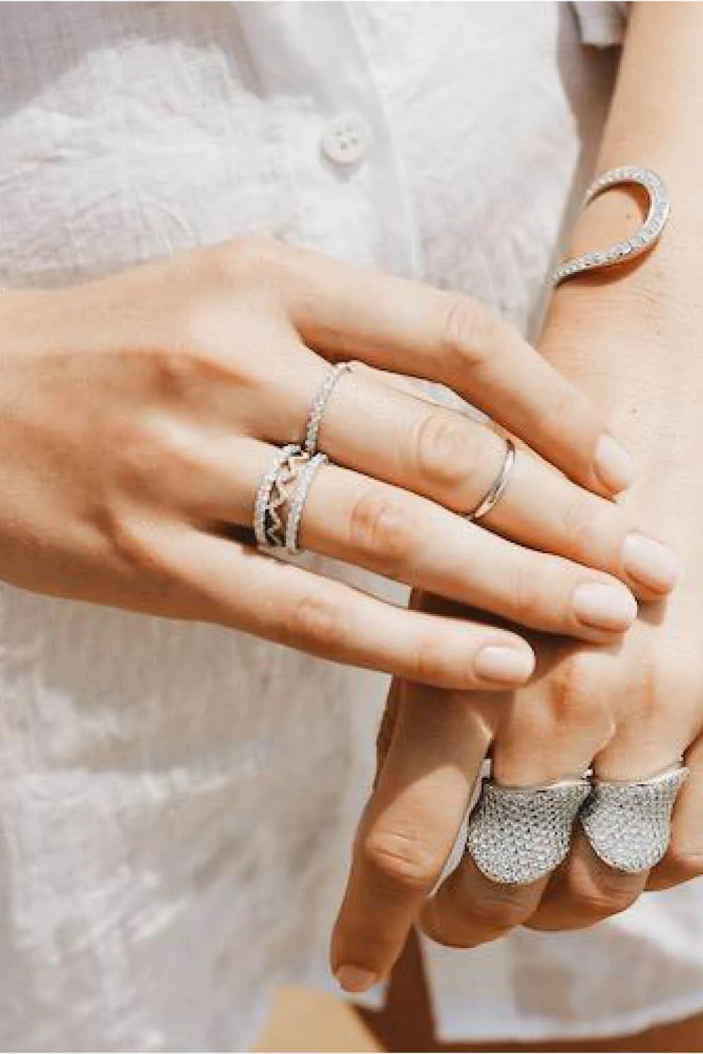 Reclaimed Classic Ring in White Gold