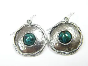 Silver earrings / earrings for woman / dangle earrings turquoise earrings