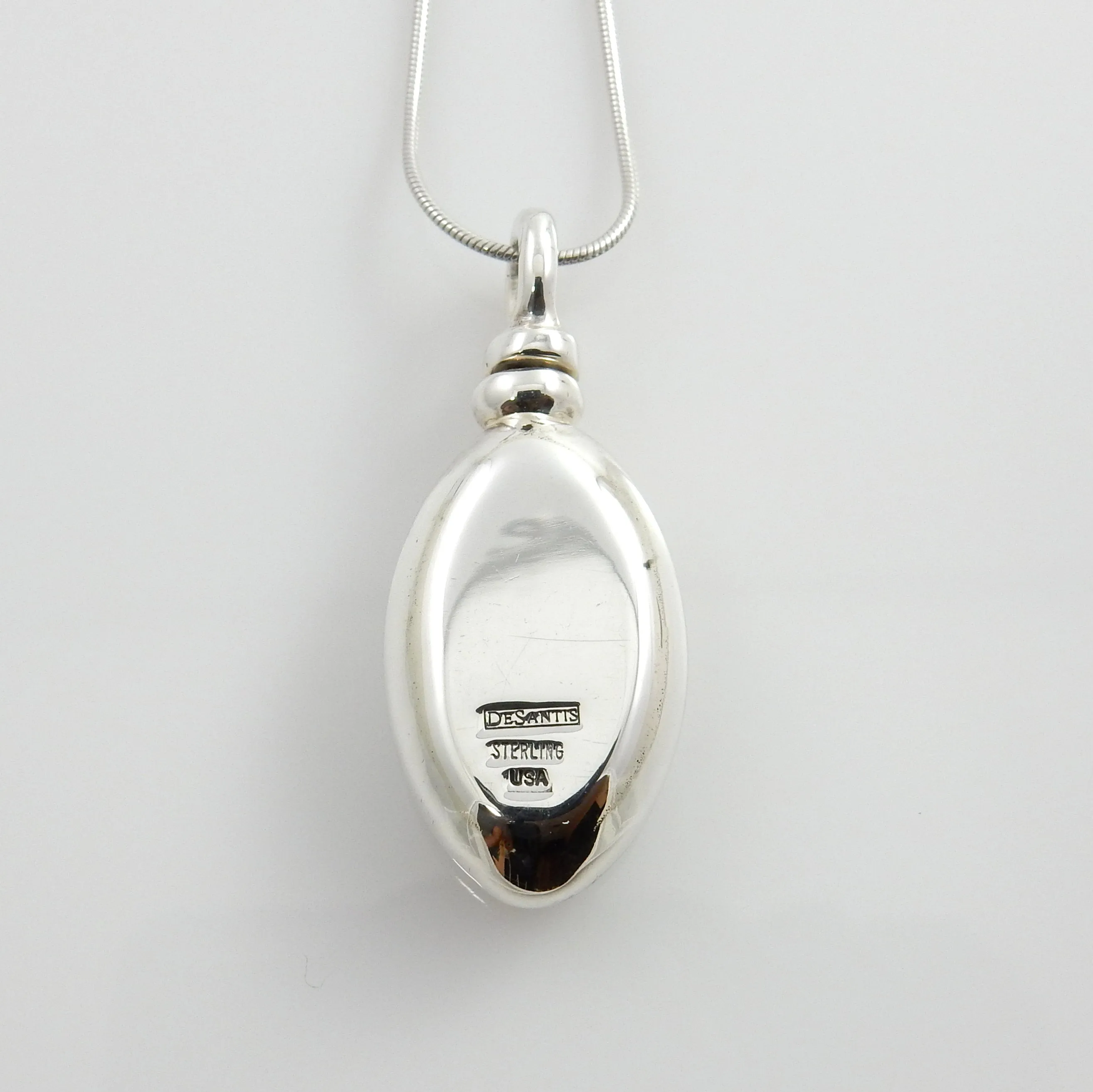 Simple Sterling Silver Handcrafted Urn Pendant