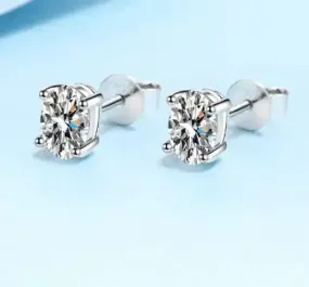 Sparkle in Style with Moissanite Stud Earrings