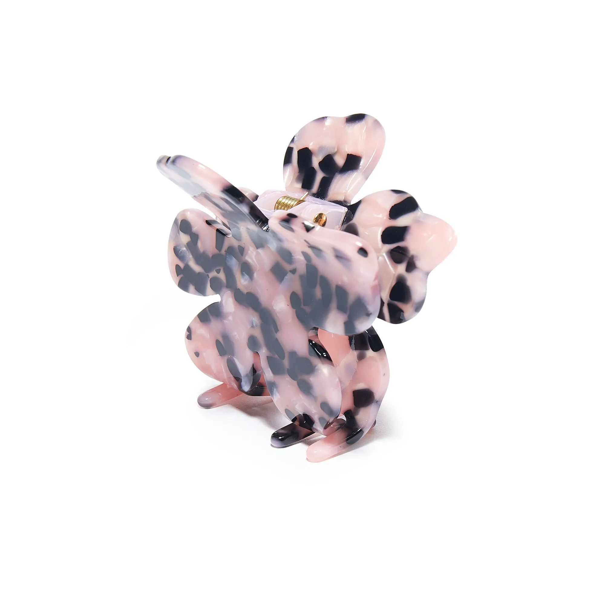 SPOTTED BLUSH LILY CLAW CLIP