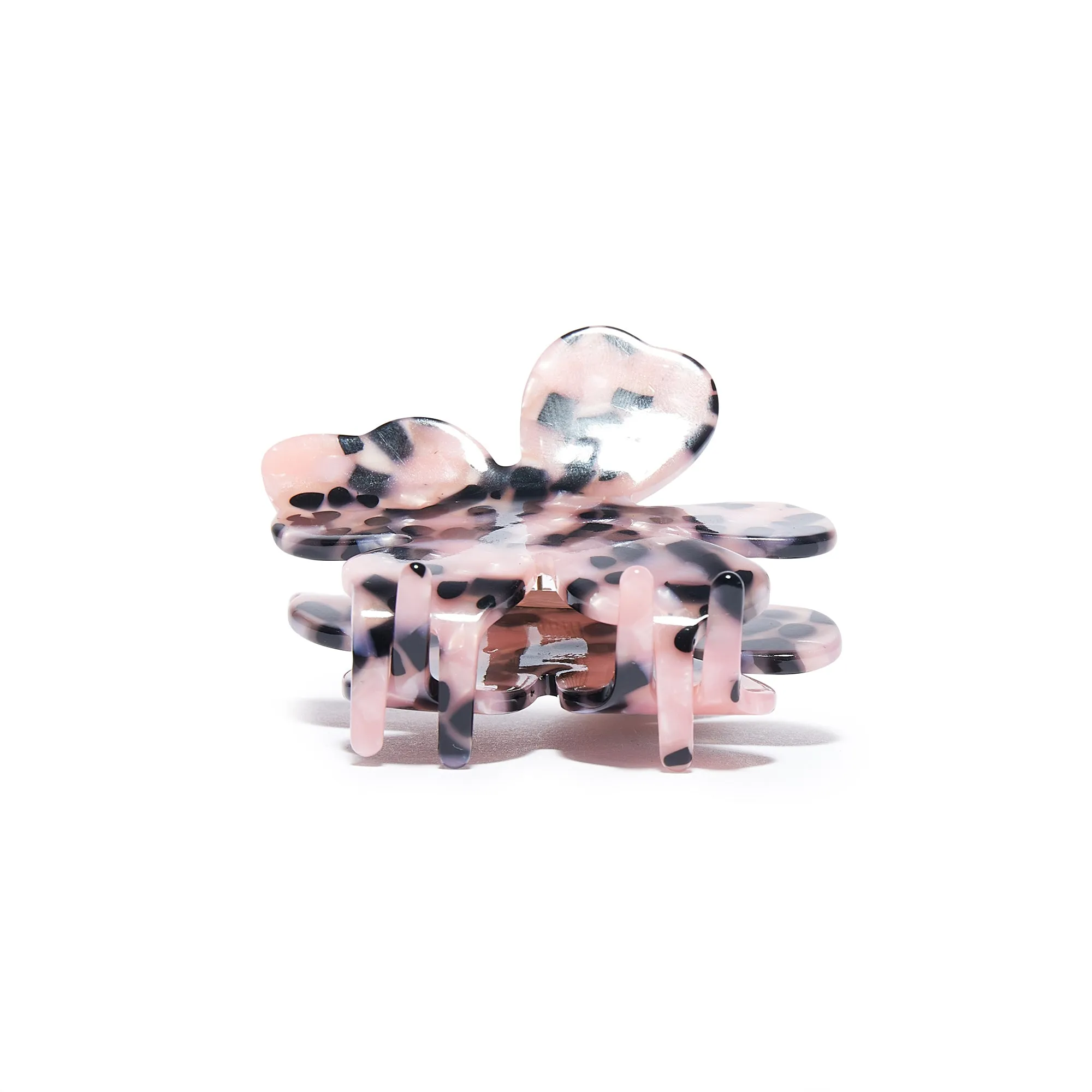 SPOTTED BLUSH LILY CLAW CLIP