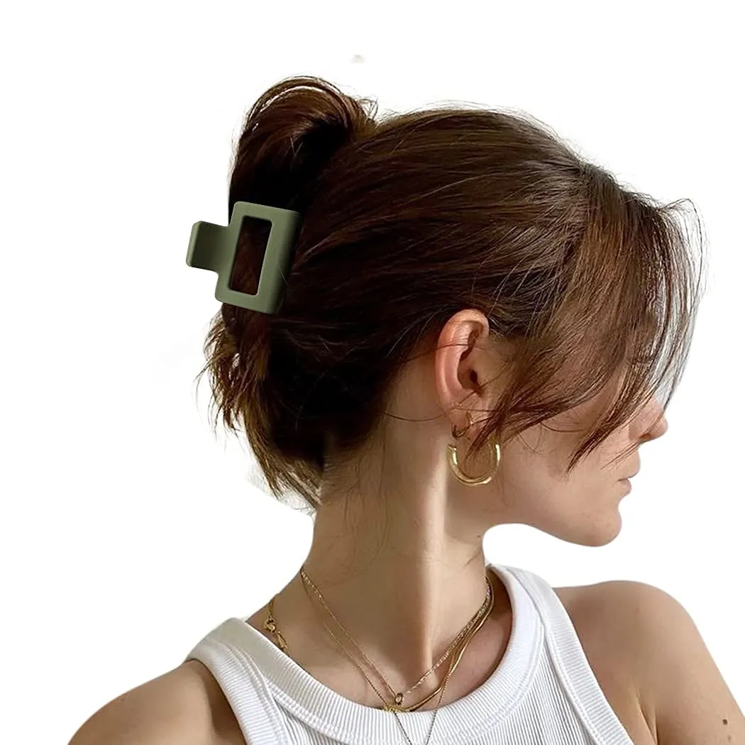 Square Claw Hair Clip (7 Colors)