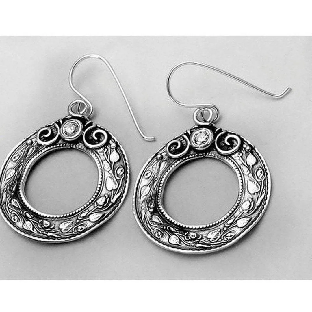 Sterling silver earrings, silver jewelry, Dangling earrings for women , dangle pearls earrings