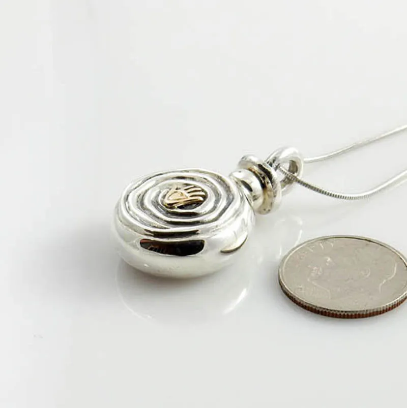 Sterling Silver Handcrafted Urn Pendant