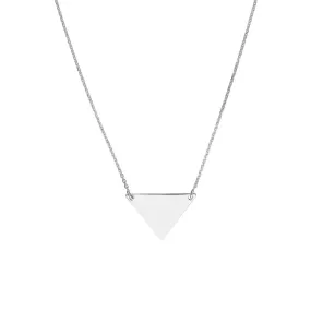 Sterling Silver Triangle Necklace