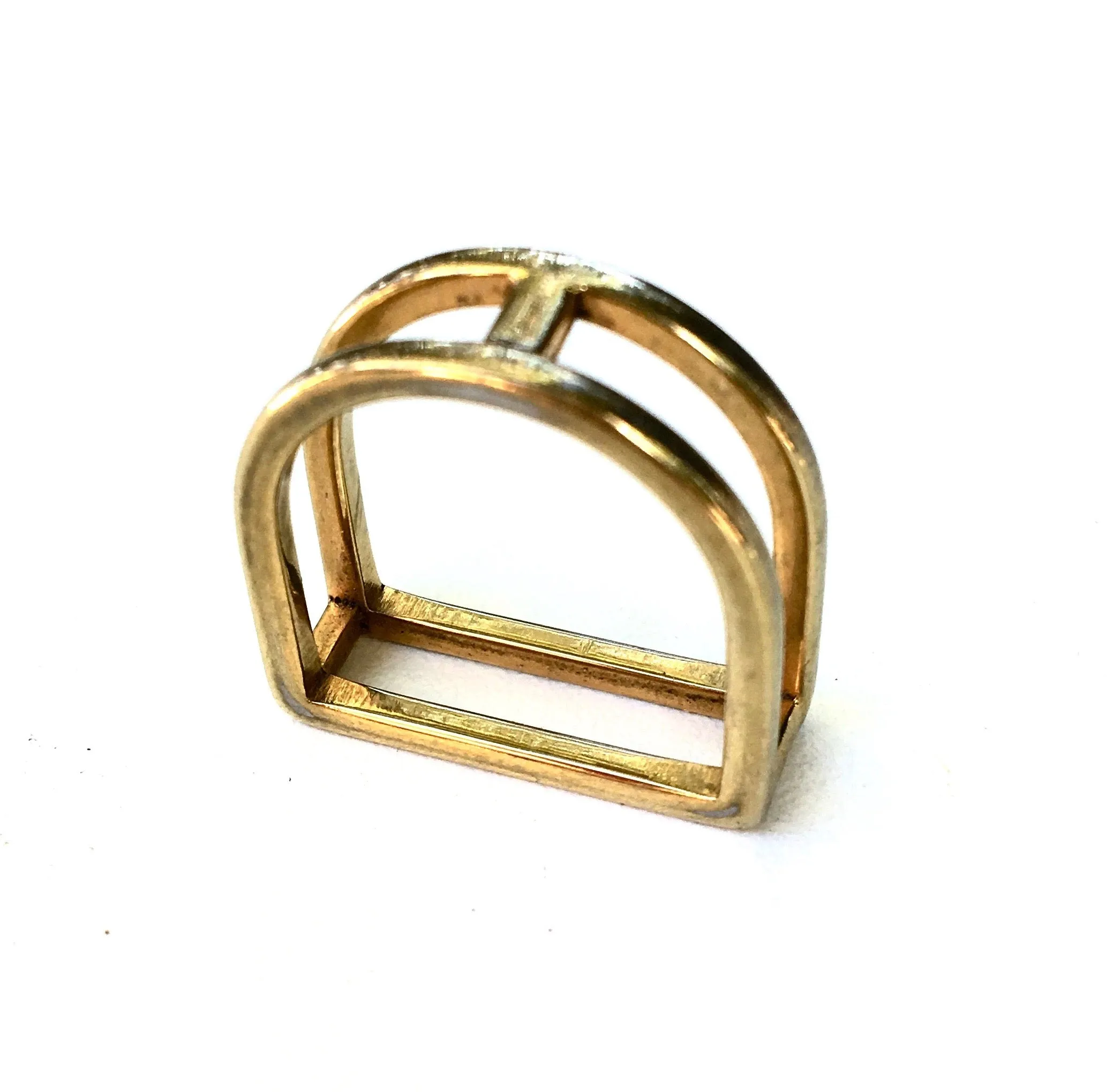 STIRRUP RING | Equestrian Style Ring | Stainless Steel Jewelry - AtelierCG