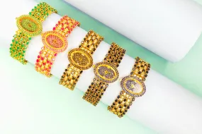 Stylish Gold Plated Cz Watch By Asp Fashion Jewellery