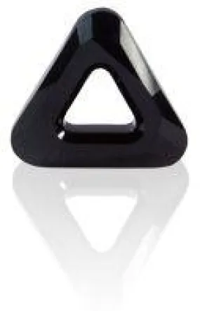 Swarovski 30mm Triangle Pendant - Jet (1pc)