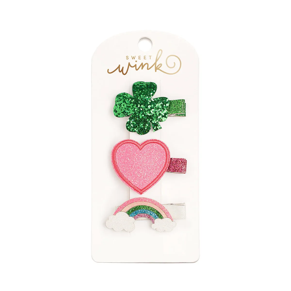 Sweet Wink St Patrick's Day Hair Clip Set