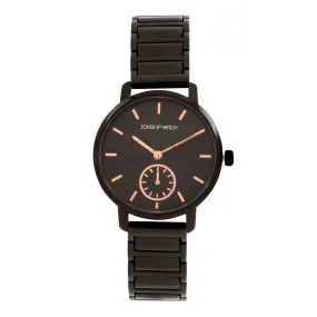 Taila Gunmetal Metallic Strap Watch